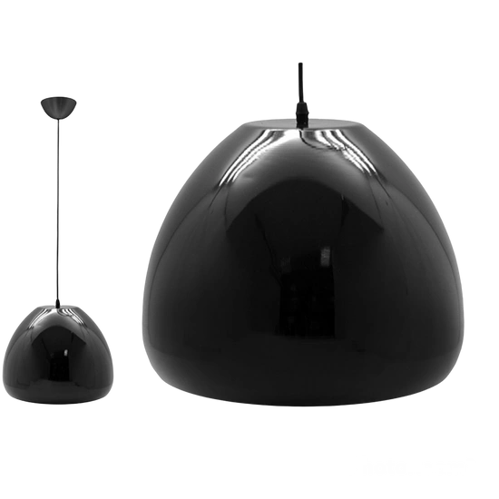 Lampa czarna metalowa sufitowa