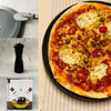 Kolekcja akcesoriów do PIZZY blaszka radełko młynek do pieprzu karafka na oliwę